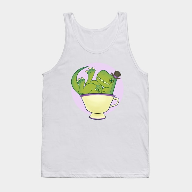 Tea Rex Tank Top by Redheadkls